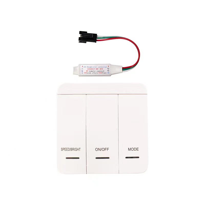 Water flowing strip wireless controller 3key