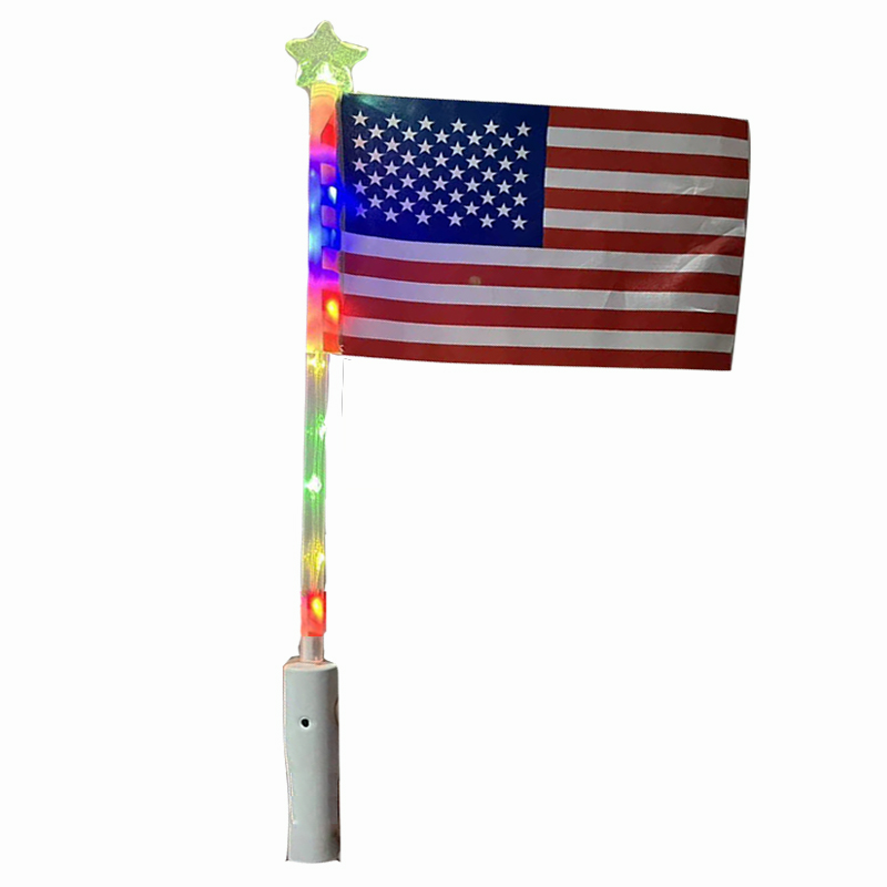 LED handheld national flag wand