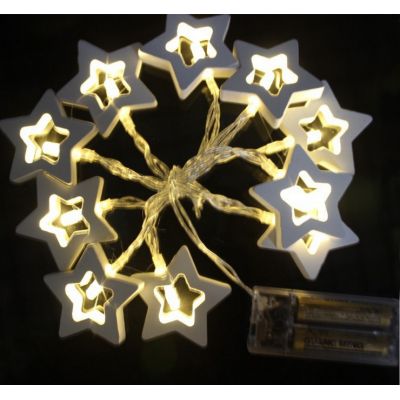 MDF star led decorative string