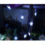 snow flake led copper wire fairy string