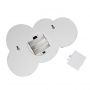 Cloud led mirror tunnel light