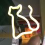 Cat neon light