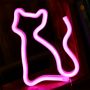 Cat neon light