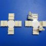 Cross shape strip connector