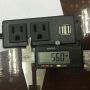 USA power strip with 2 usb ports UL socket furniture socket