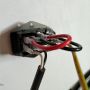 C14 recessed socket with switch
