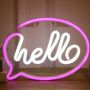 Hello led neon light