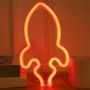 Rocket led neon light