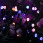Solar starburst swaying light garden spike lights