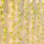 Leaf curtain string lights
