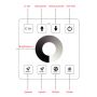 Wireless panel running strip controller 8 key