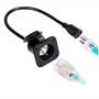 NEMA 5-15P to 5-15R power inlet