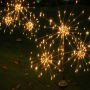 3 heads solar firework lights