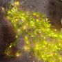 Leaf curtain string lights