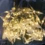 Raindrop curtain string lights