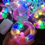 Wishing ball led curtain string room decorative string