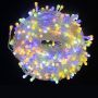 Dual color led solar string lights