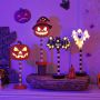 Pumpkin wooden table light for halloween decor