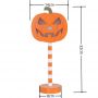 Pumpkin wooden table light for halloween decor