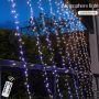 Running cluster curtain lights