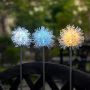 Solar dandelion garden spike lights