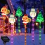 Solar Christmas parthway lights
