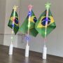 LED handheld national flag wand