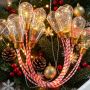 Candy color glowing rope copper wire bulb string lights