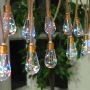 Solar hemp rope bulb string lights