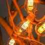 Christmas filament solar hemp rope string lights