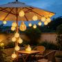 Rope lantern solar string lights